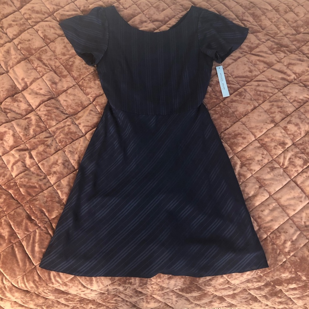 NWT Antonio Melani Flutter Sleeve Stripe Dress 4